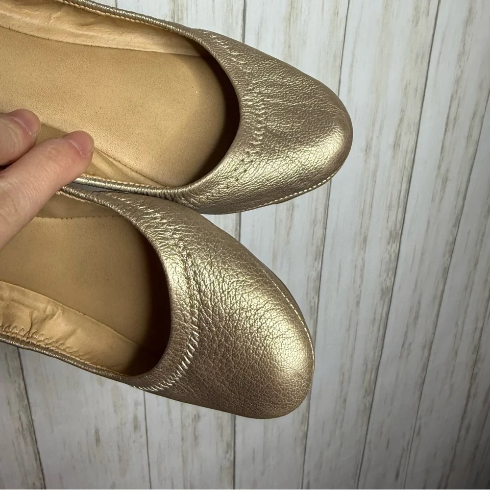 Lucky Brand Gold Ballet Flats 6